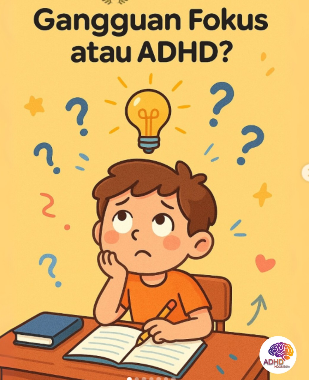 ADHD dan Kesulitan Fokus Anak: Edukasi untuk Keluarga di Kabupaten Ponorogo