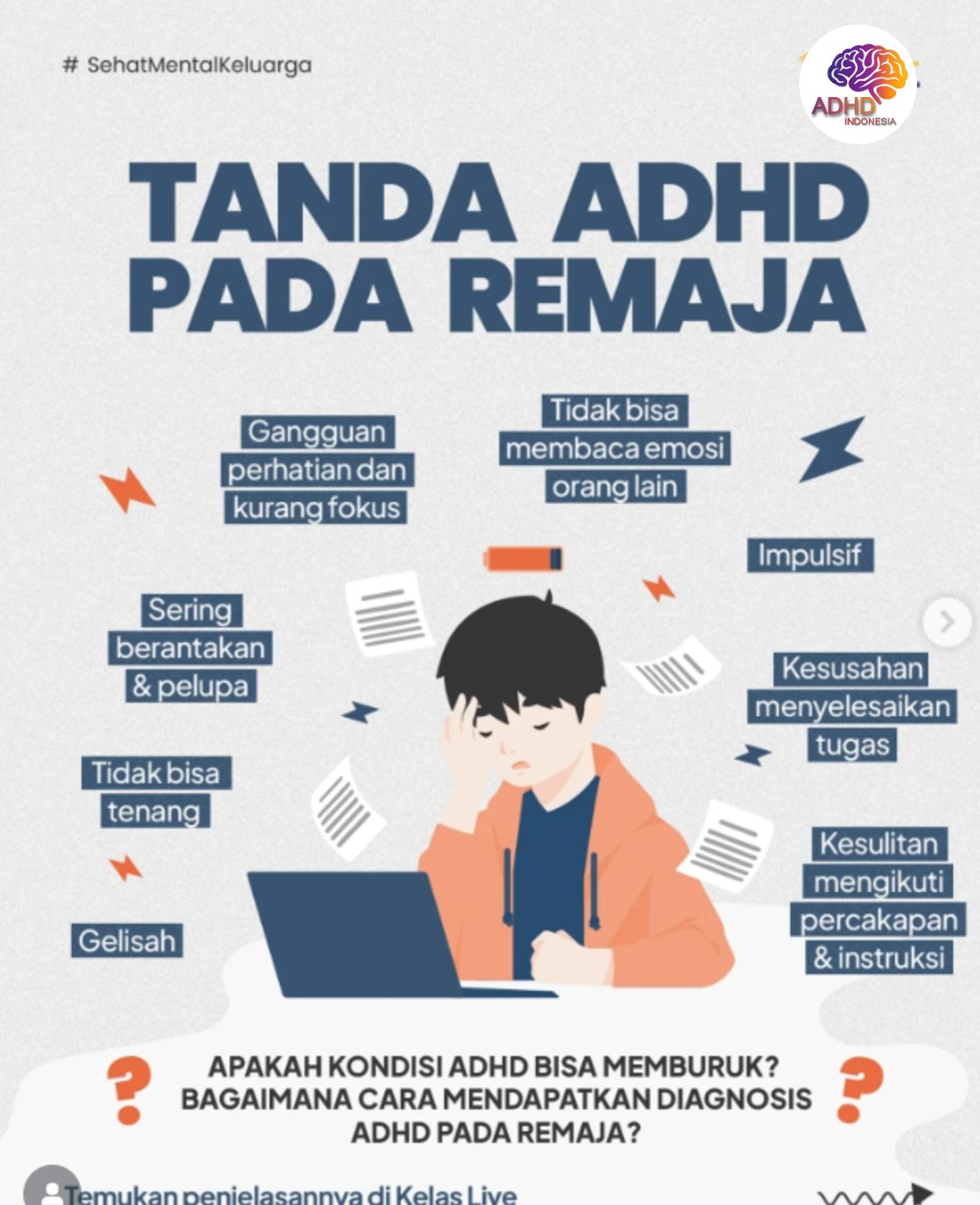 Screening ADHD Non-Diagnostik: Edukasi Awal bagi Orang Tua di Kabupaten Ponorogo