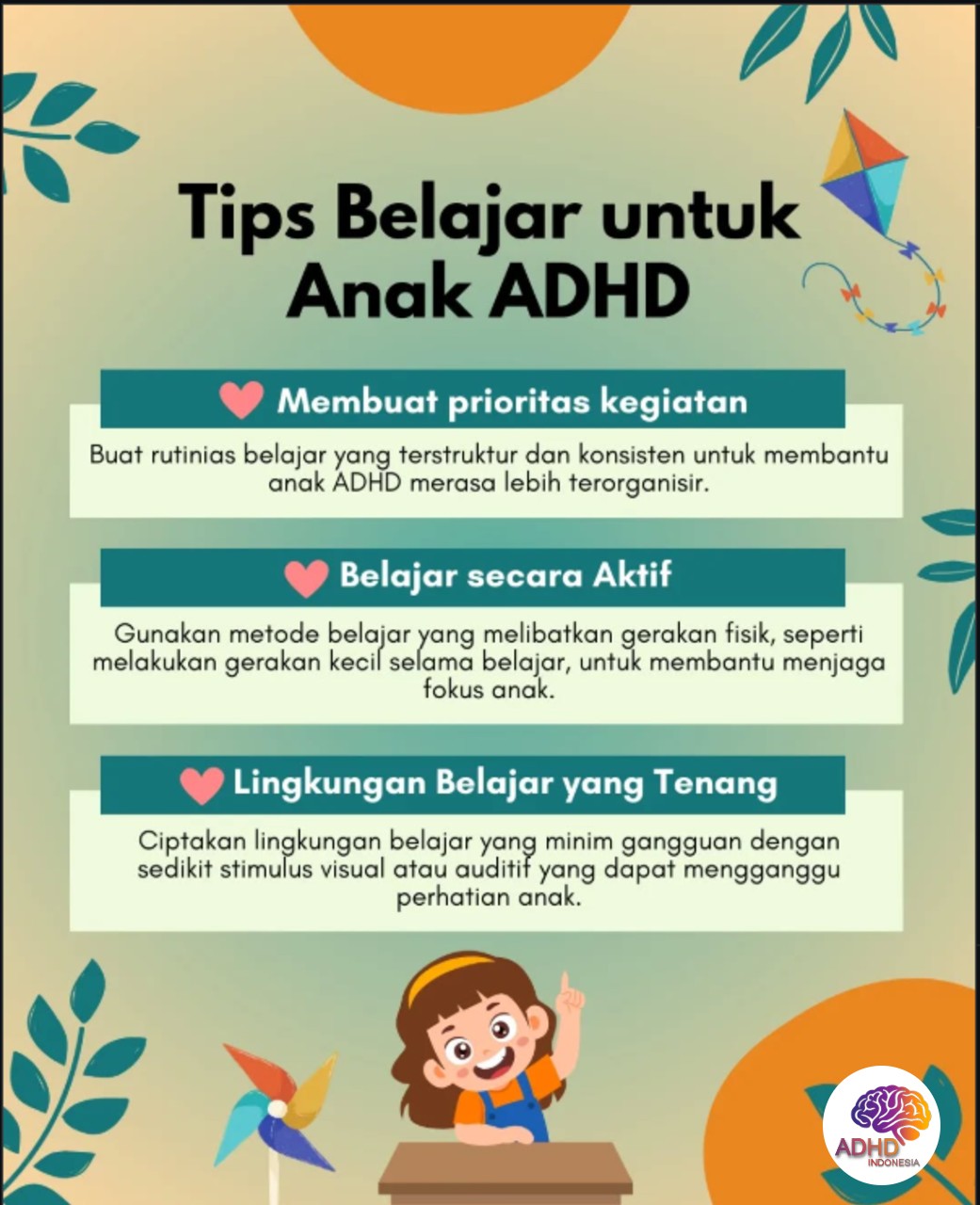Strategi Belajar yang Cocok untuk Anak ADHD di Kabupaten Ponorogo